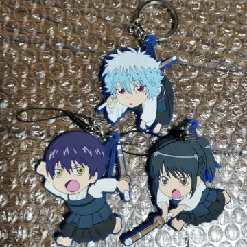 은혼 마쓰시타무라 주쿠 쓰마마레 러버 스트랩 3개 세트