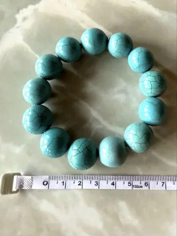 터콰이즈 빅볼 16mm 팔찌