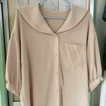 세일러 카라 반팔 원피스