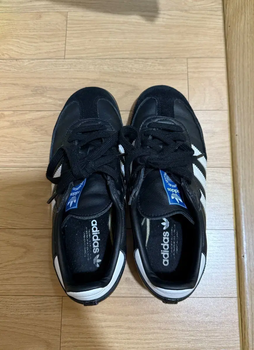 아디다스 삼바 OG 블랙 운동화 220