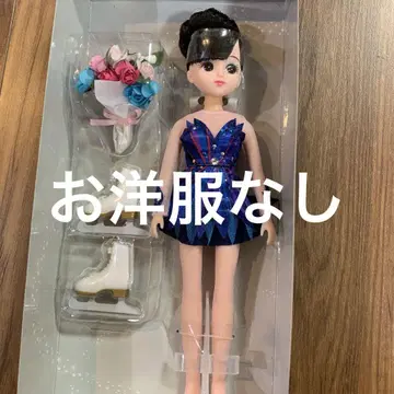 새상품 리카짱 검은 머리 업 헤어 아사다 마오 본체 옷 갈아입히기 인형