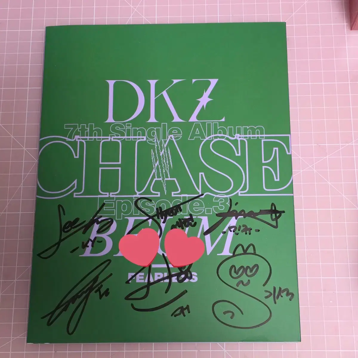 DKZ The Tiger Chases After Signature Album Jaechan