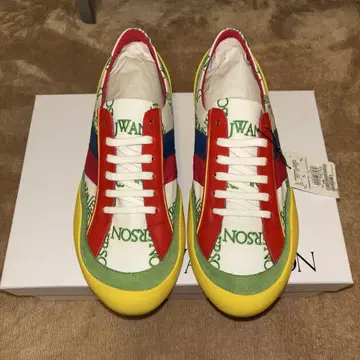JW ANDERSON 멀티 컬러 버블 로우 컷 스니커즈
