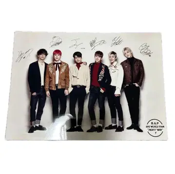 B.A.P 2017 party baby 사인 포함 사진 멤버 전원