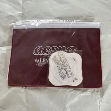 aespa 발렌타인 카페 오로라 스티커 세트