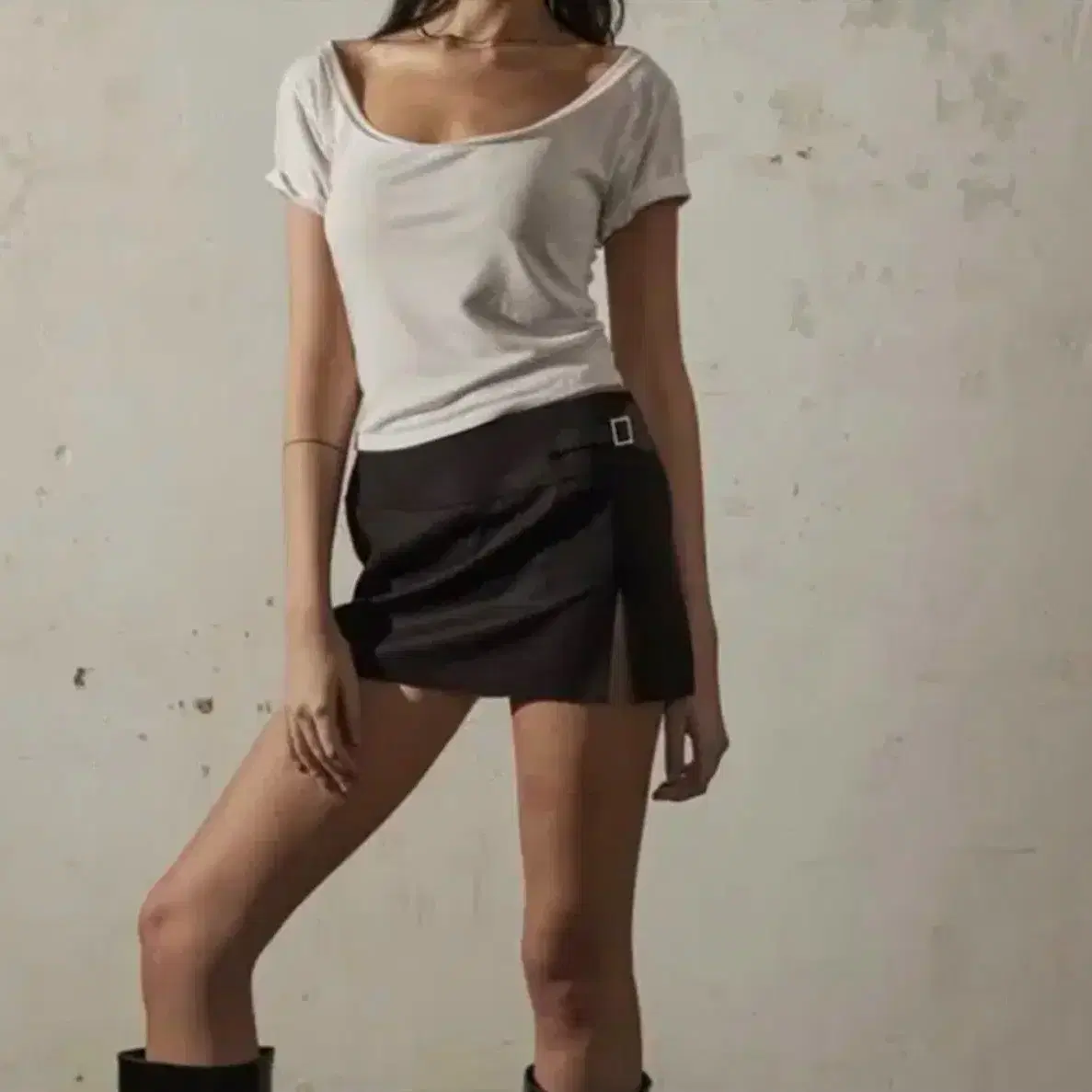 BohemianSeoul Pleated Wrap Skirt | Bunjang Global