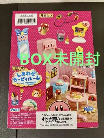BOX 미개봉 리멘트 별의 커비 행복 커비 룸 피규어