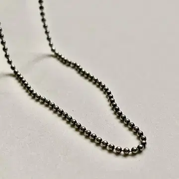 Silver925 볼 체인 목걸이 1.8mm 이부시 40cm