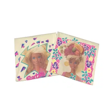 미사용 새상품 90년대 바비 인형 티셔츠 XL Barbie 2장 세트
