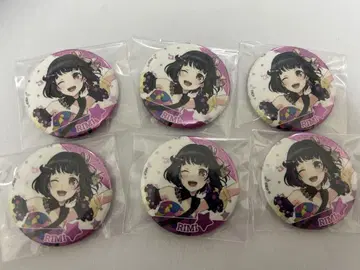 뱅드림 Poppin'Party 10th 우시코리미 캔뱃지 6개 세트