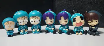 닌자 타마 란타로 가챠가챠 기다림 어깨 쿵 7종 세트