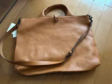 CIVA 카멜 가죽 백 수납 가방 포함