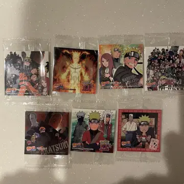 NARUTO 이치라쿠 라면 나루토 컬렉션 씰 7종 세트