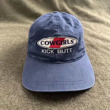 usa 구제 의류 COW GIRLS 빈티지 캡 네이비 FREE 자수