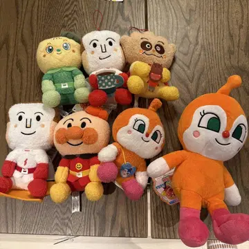 호빵맨 봉제 인형 세트