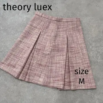 theory luex 띠어리 럭스 트위드 플리츠 스커트 미니 스커트