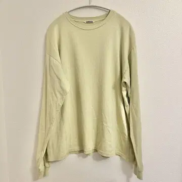 오라리 긴팔 티셔츠 L/S tee 라이트 그린