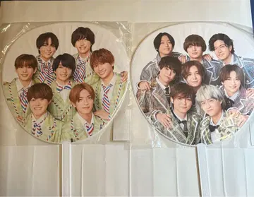 쟈니즈 부채 2종 세트 나니와단시 Hey! Say! JUMP