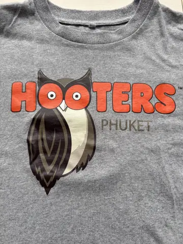 hooters 후터스 푸켓점 티셔츠 S 사이즈