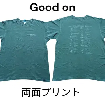 goodon 굿온 헤비 웨이트 피그먼트 티셔츠 양면 프린트