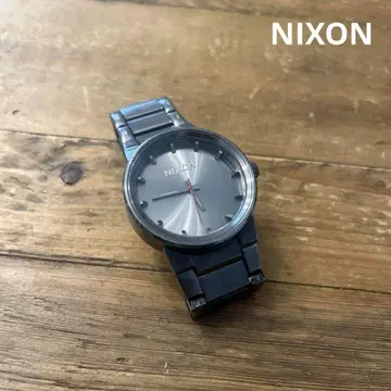 NIXON 닉슨 THE CANNON 손목시계 실버 그레이 스테인리스