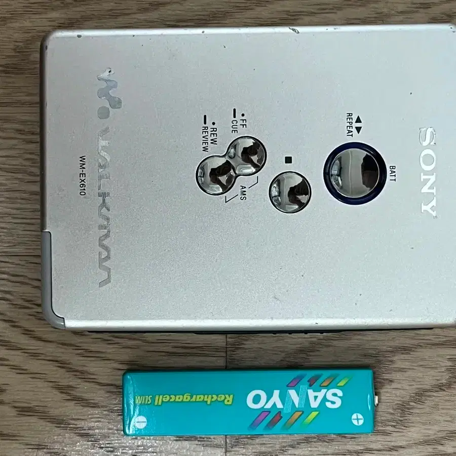 カスタマイズ品 整備済 SONY WALKMAN 透明外装 WM-EX610 カスタマイズ