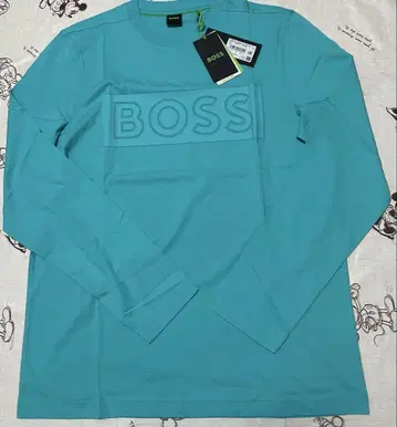 HUGO BOSS 새 상품 미사용 남성용 롱 티셔츠 M