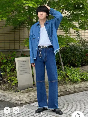 타운 크라프트 덴임 웨스턴 셔츠