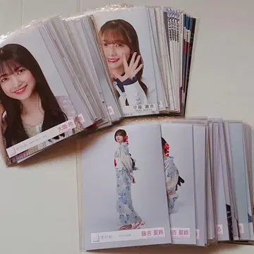 사쿠라자카 브로마이드 모음 99장 / 후지요시 카린, 모리야 레이나 외