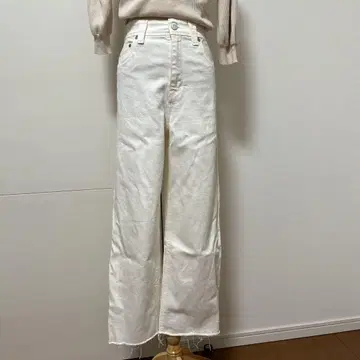 야누크 Lilith 와이드 스트레이트 데님 팬츠 24인치