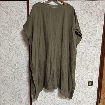 evameva 린넨 판초