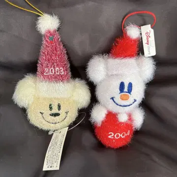 디즈니 마스코트 2003 2004 산타 모자 (~15 cm)