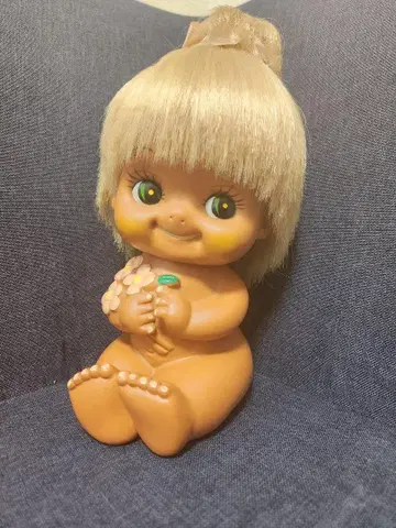쇼와 레트로 소프트 비닐 인형 로라짱