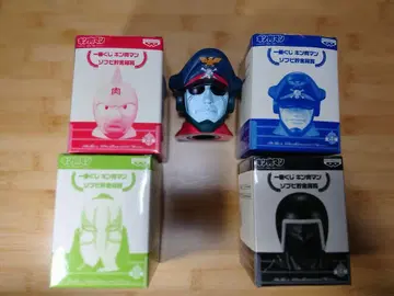 근육맨 제일복권 소프트 비닐 저금통 4종 컴플리트