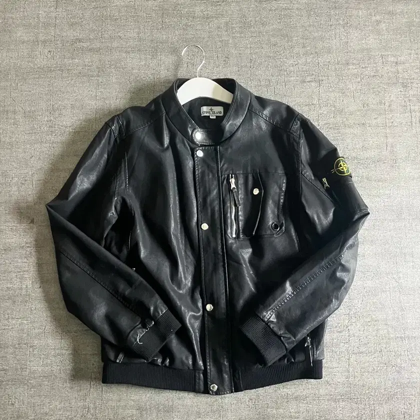 STONE ISLAND 스톤아일랜드 Stone Island Vintage Leather Jacket