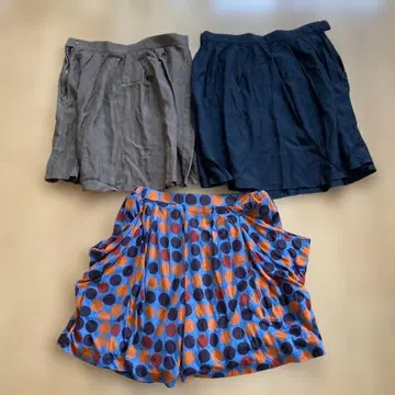 스나오쿠와하라 새상품급 스커트 2장 + 반바지