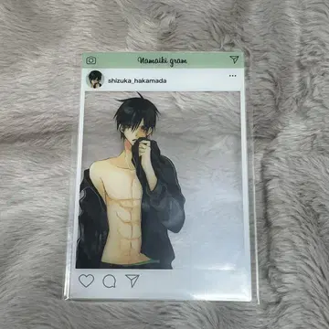 나마이키자키. 하카마 시즈 SNS풍 아크릴 카드 미유키 미치바 원화전
