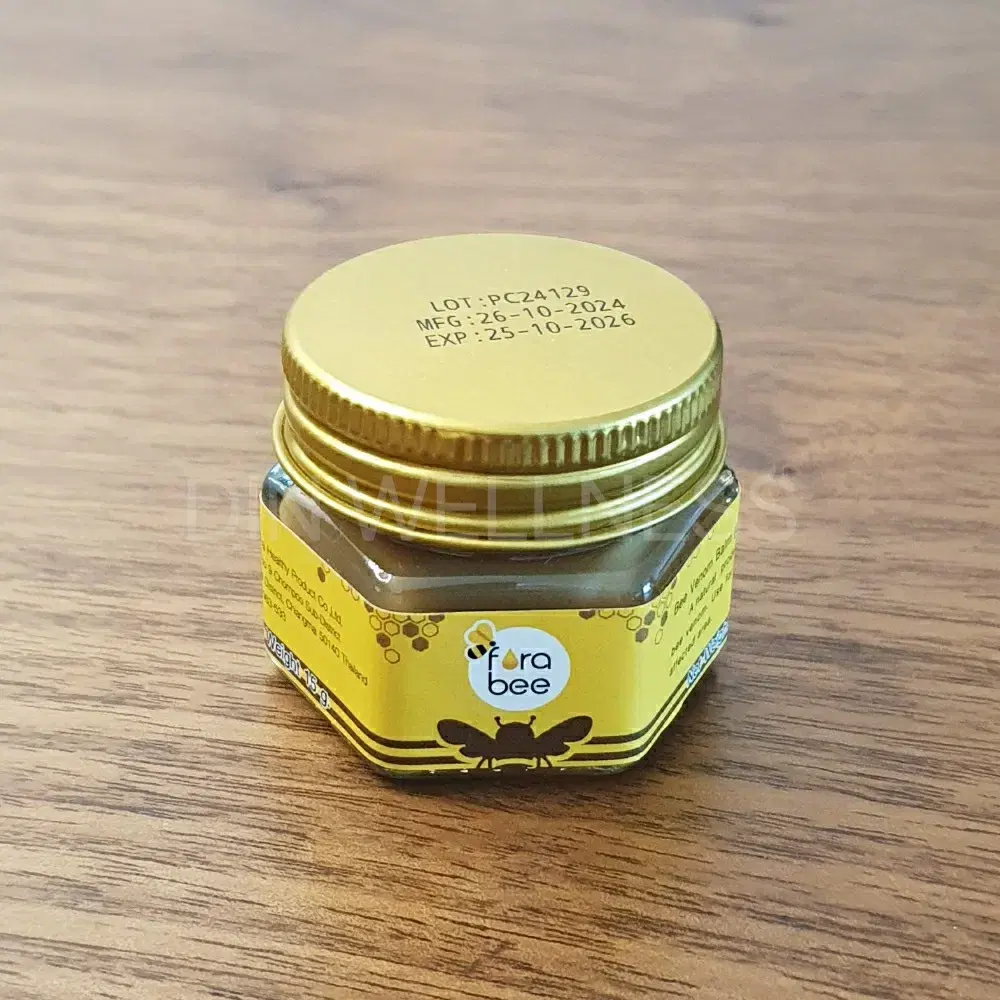 Thailand Bee Venom Ointment Bee Venom Cream Honeybee Extract Natural Ointment Porabi 15g