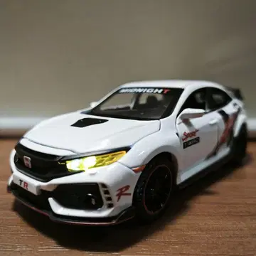 혼다 시빅 타입 R FK8 화이트 WRC 1/32 스케일