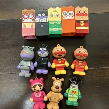 호빵맨 블록 라보 피규어 세트