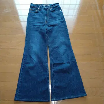 LEVI'S PREMIUM 부츠 컷 데님 플레어 데님 다크 블루