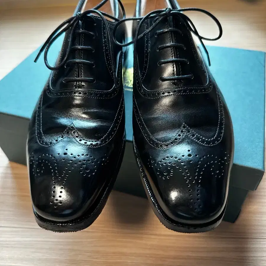 George Cleverley Black Wingtip #조지클레버리,#클레버리