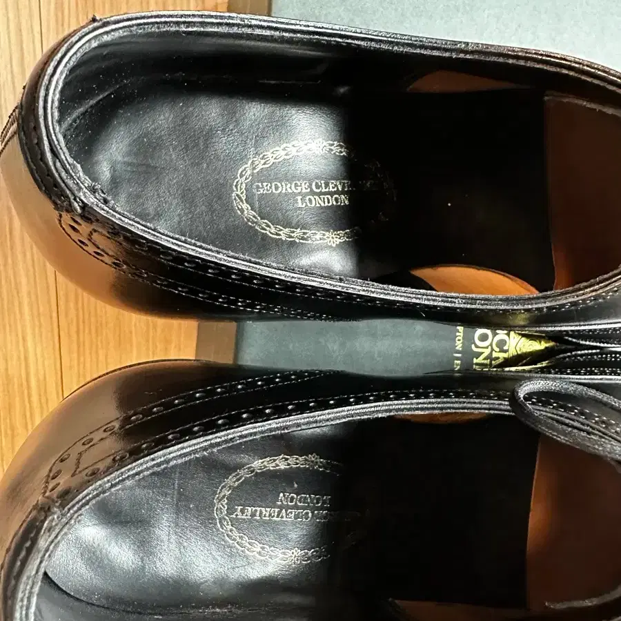 George Cleverley Black Wingtip #조지클레버리,#클레버리