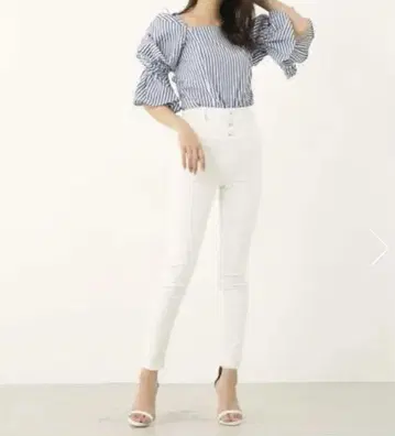 스프링 컬러 하이 웨스트 앵클 파긴스