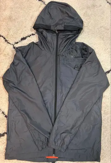 아식스 다크 그레이 나일론 자켓 & 팬츠 세트