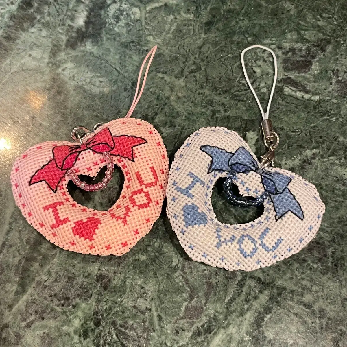 커플 십자수 하트 키링 | 브랜드 중고거래 플랫폼, 번개장터