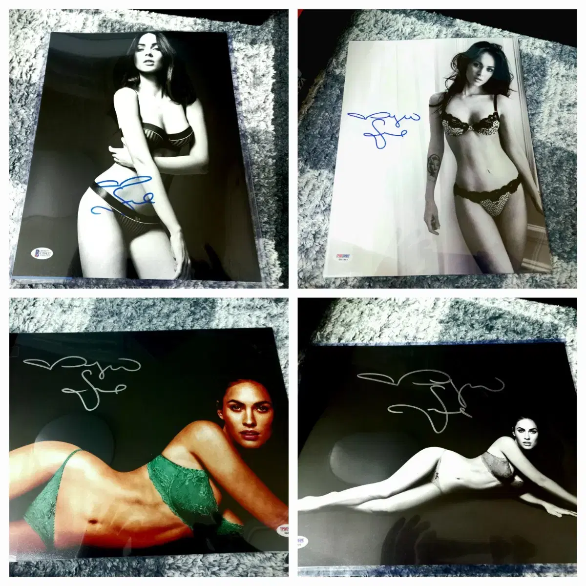 Megan Fox. Transformers. Autographed Sign. Original. 11x14. Beckett. PSA. Authenticated. 4 Sheets