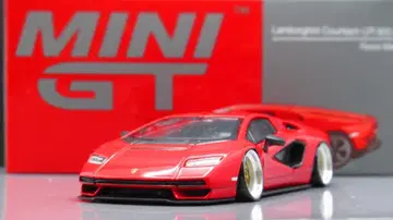 MINIGT 1/64 개조 람보르기니 LPI800-4 딥 림 빨간색