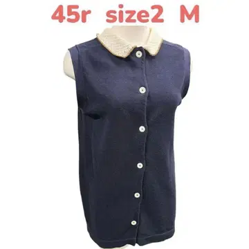 45r 포티파이브 R 슬리브리스 셔츠 여성용 size2 M