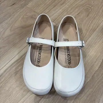레어 모델 새상품 버켄스탁 리즈모어 멜리 제인 화이트 24cm